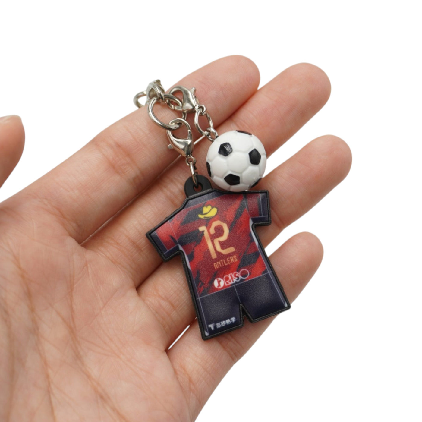 【#鹿島国立】【ブラインド】25プレイヤーズ特別加工ユニフォームラバーキーホルダー（全30種）ゴールド