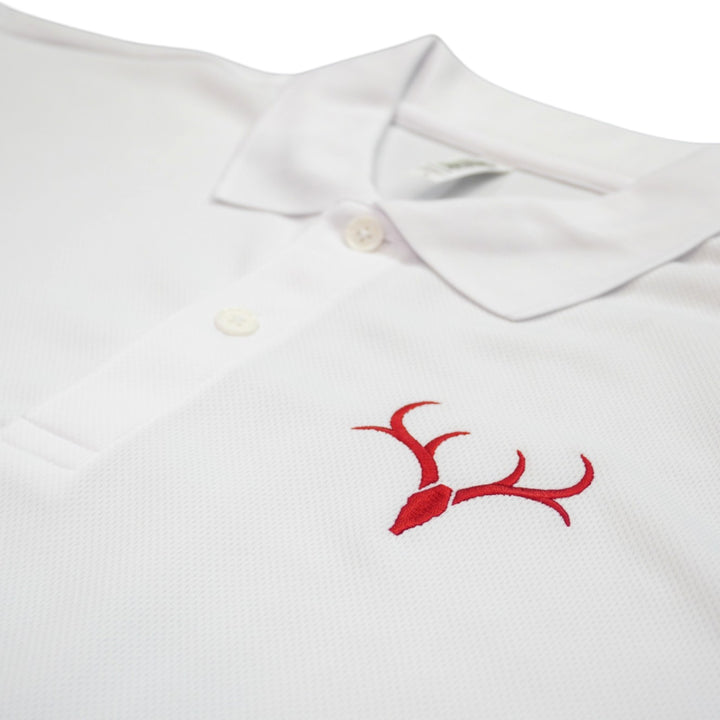 Antlersロゴ ポロシャツ（ホワイト） – 鹿島アントラーズFC
