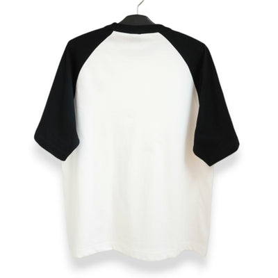 "tsuno" heart　リンガーTシャツ（BLACK×WHITE）