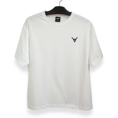 "tsuno" heart　ビッグTシャツ（WHITE）