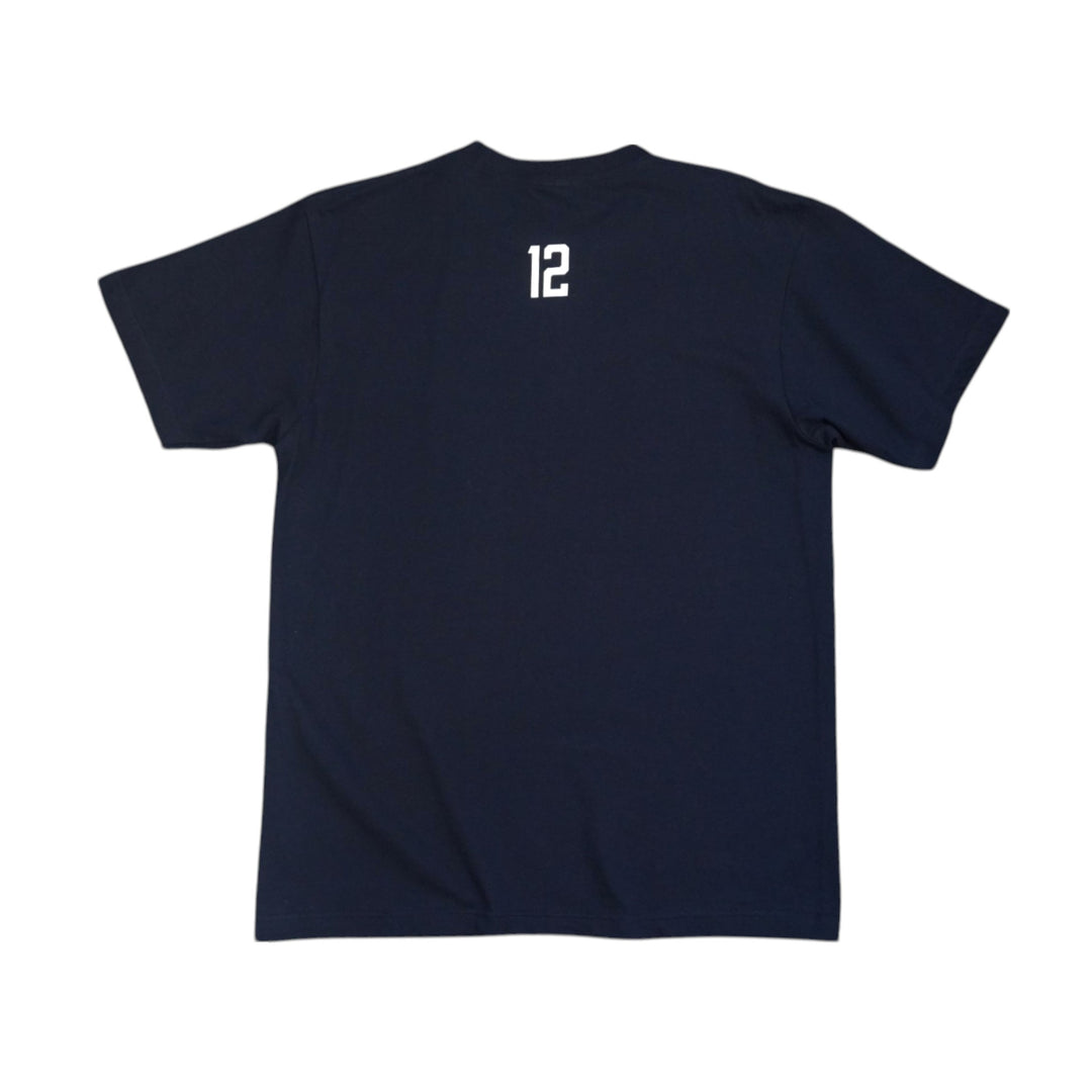 【完売品】NJG×ANTLERS Tシャツ（NAVY）サイズ:LL アントラーズ ラインTシャツ（アントラーズロゴ）ネイビー – 鹿島アントラーズ