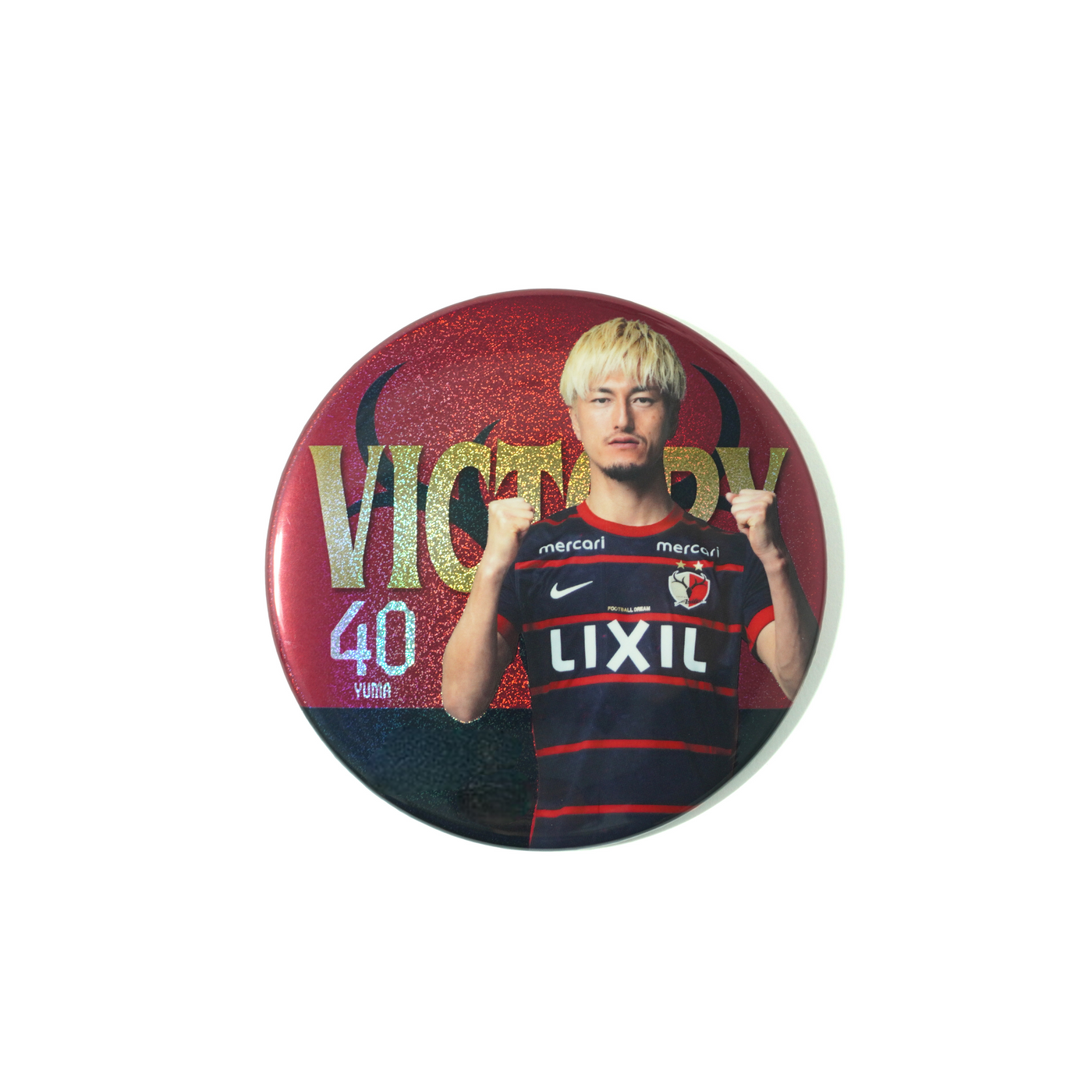 ブラインド】26勝利時限定ホログラムデカ缶バッジ – 鹿島アントラーズ