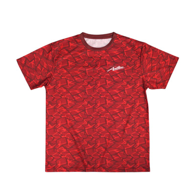 ビーチプリントTシャツ（レッド）