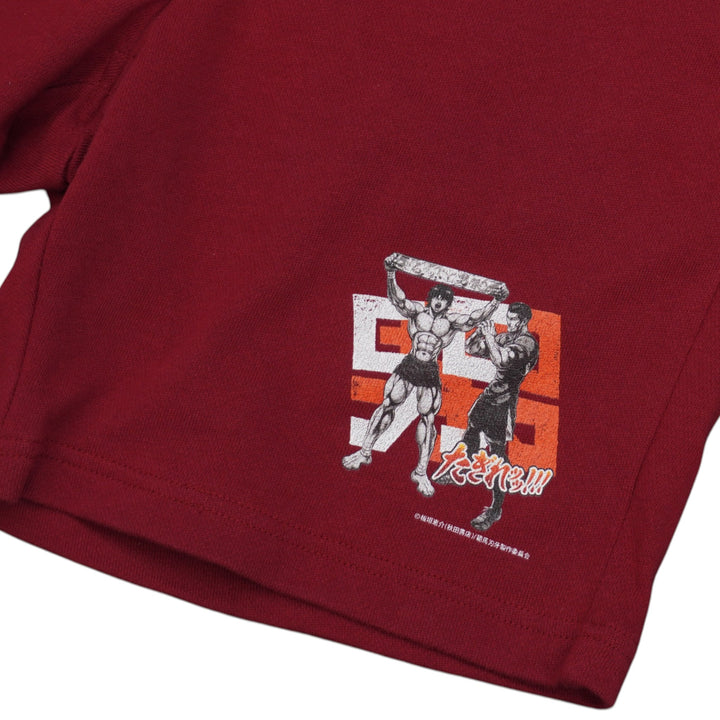範馬刃牙×植田直通 ハーフパンツ（BURGUNDY）【受注】 – 鹿島