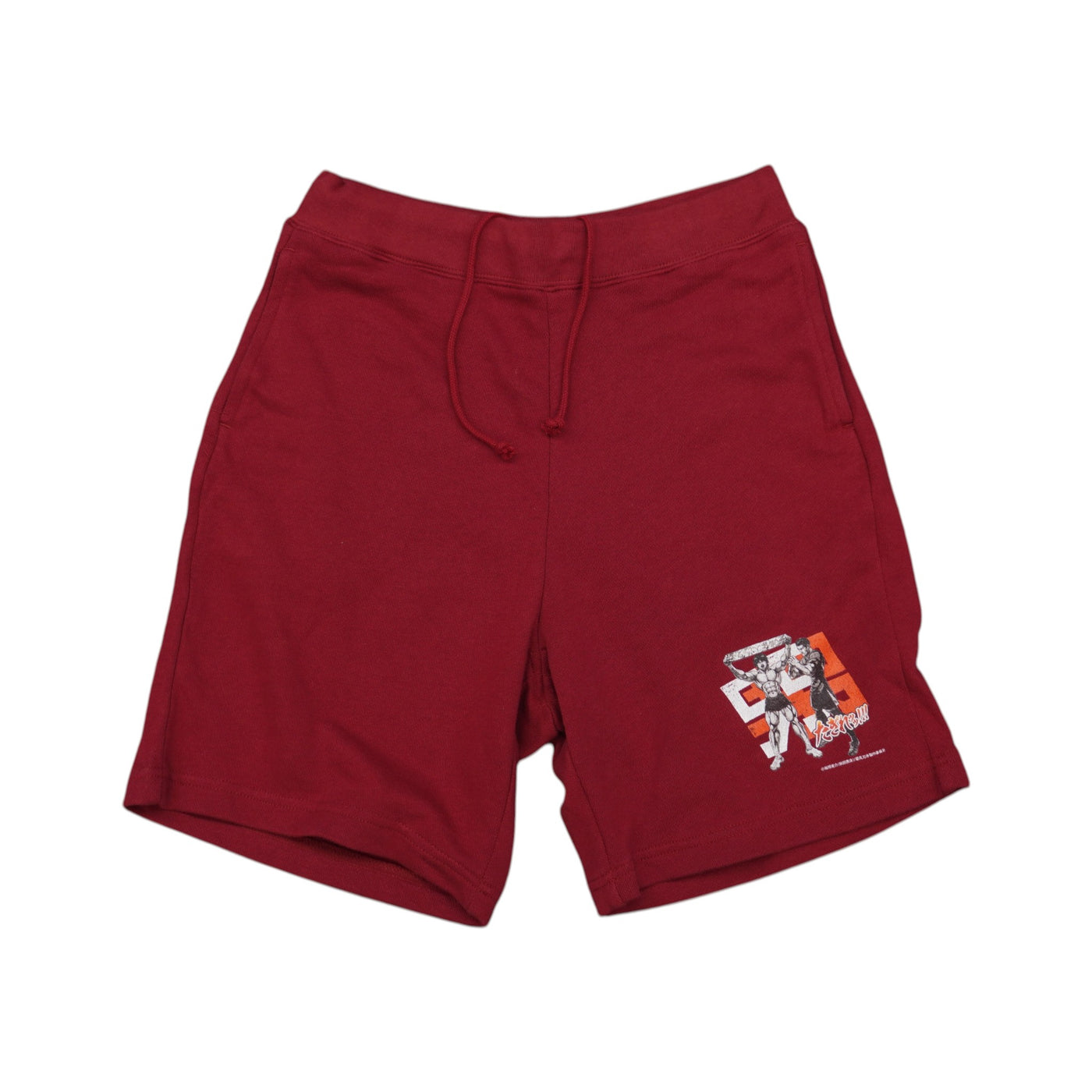 範馬刃牙×植田直通 ハーフパンツ（BURGUNDY）【受注】
