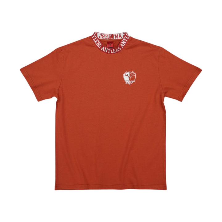 ジャガードネックTシャツ（エンブレム）レッド – 鹿島
