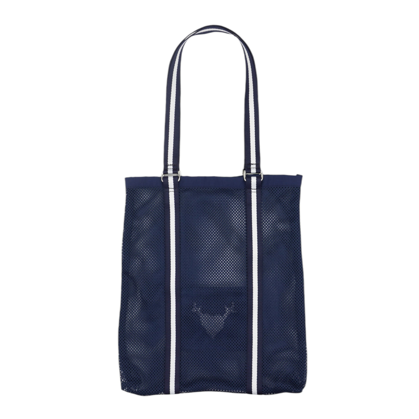 "tsuno" heart　メッシュトートバッグ（NAVY）