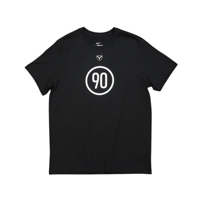 25NIKEトータル90 2 S/S Tシャツ（ブラック）