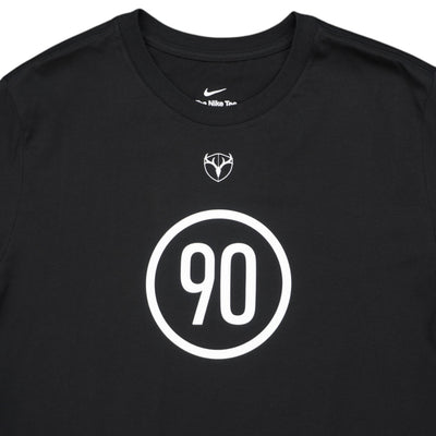 25NIKEトータル90 2 S/S Tシャツ（ブラック）