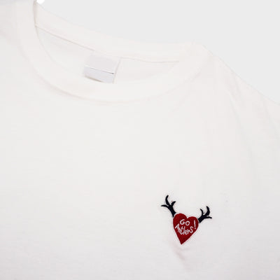 "tsuno" heart　ビッグTシャツ