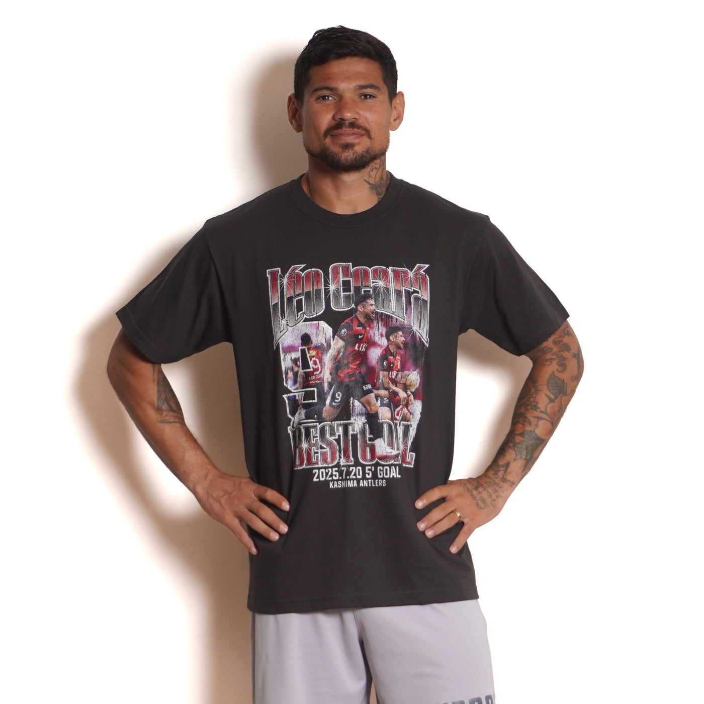レオセアラ選手7月度ベストゴール賞受賞記念Tシャツ【受注】