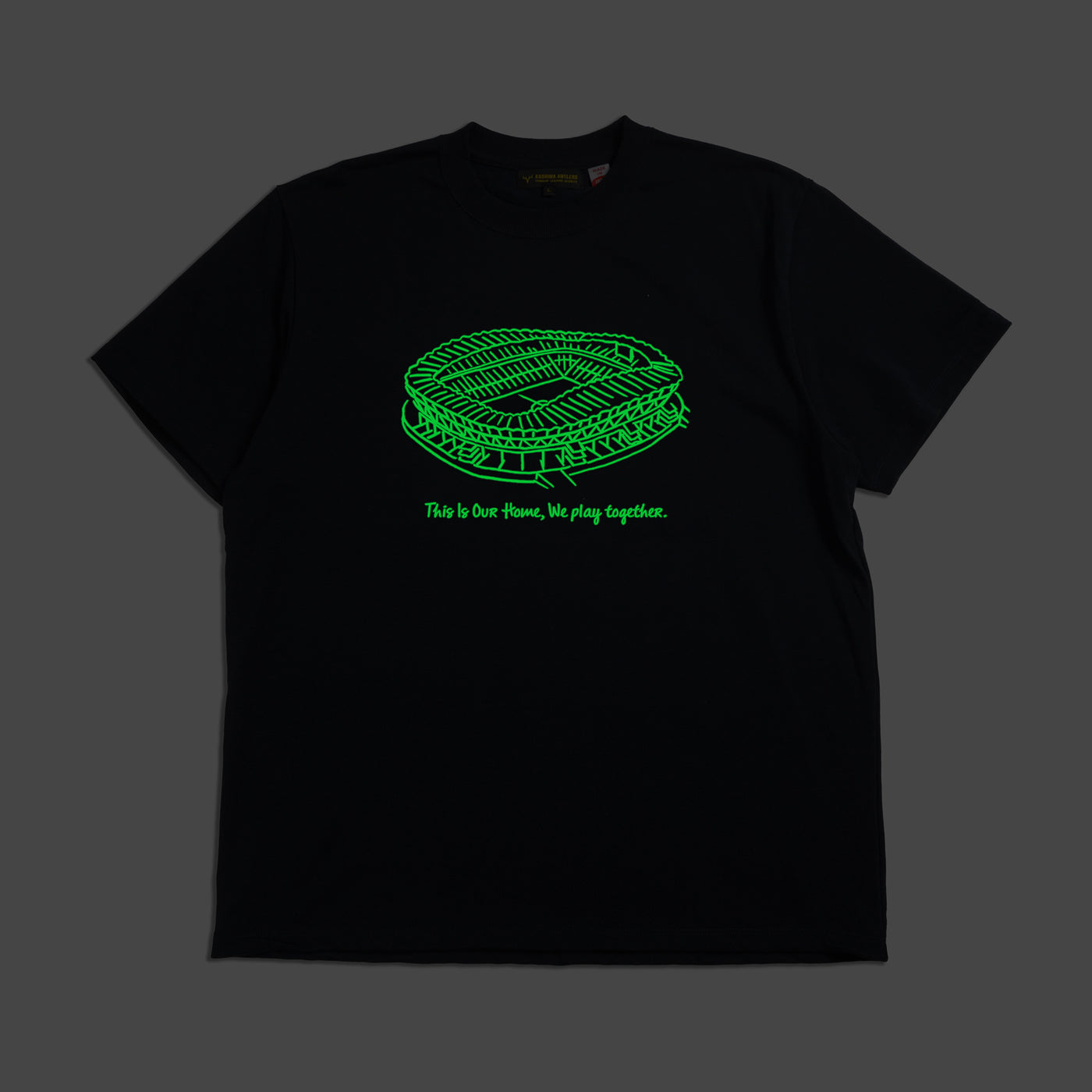 Glow in the dark stadium TEE（BLACK）