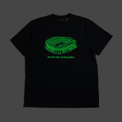 Glow in the dark stadium TEE（BLACK）