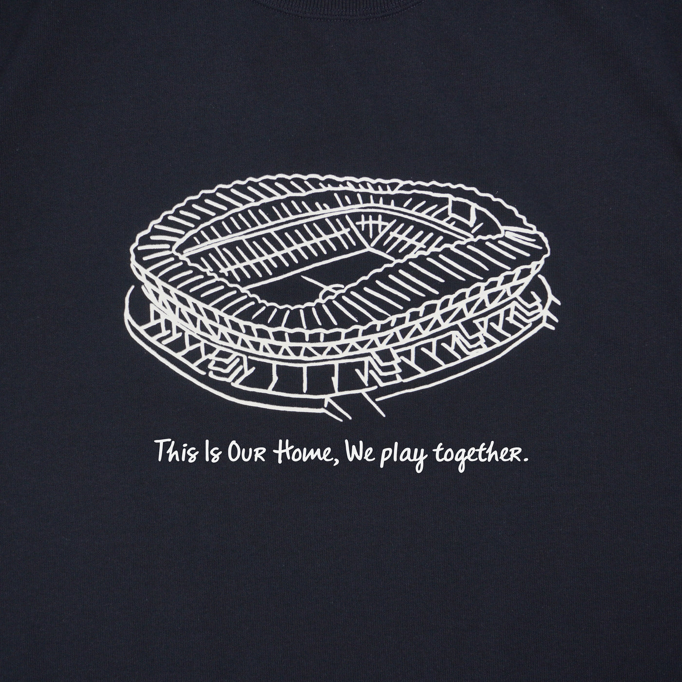 Glow in the dark stadium TEE（NAVY）