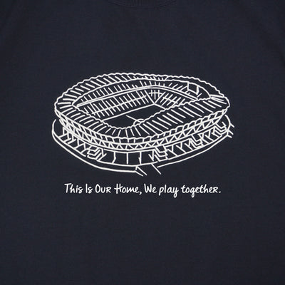 Glow in the dark stadium TEE（NAVY）