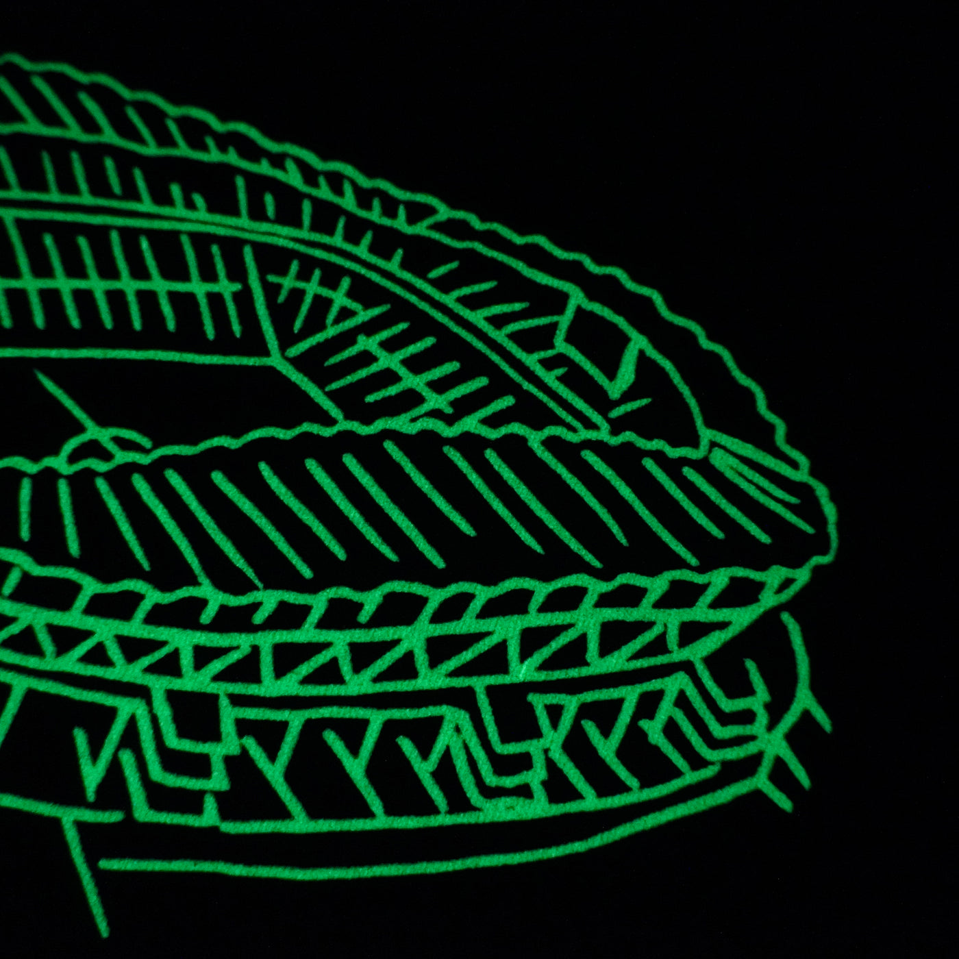 Glow in the dark stadium TEE（NAVY）