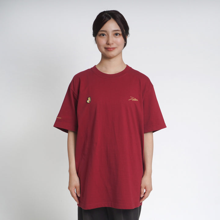 【完売品】NJG×ANTLERS Tシャツ（BURGUNDY）サイズ:LL 鹿島 チャンピオンズ ゴールドJ Tシャツ【予約】 – 鹿島アントラーズFC
