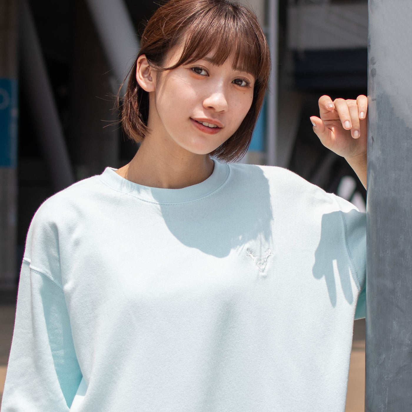 "tsuno" heart　ショートスリーブスウェット（MINT）