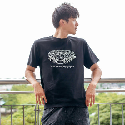 Glow in the dark stadium TEE（BLACK）