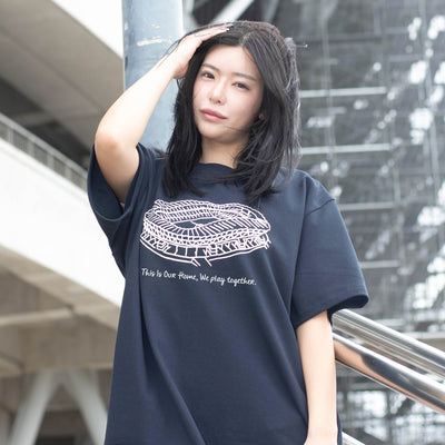 Glow in the dark stadium TEE（NAVY）