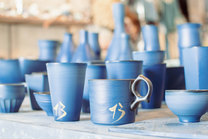 やちむんタンブラーグラス「13」 / 本田星陶所【受注】 – 鹿島