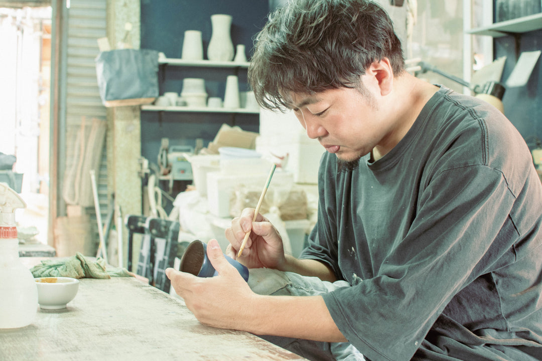 やちむんタンブラーグラス「13」 / 本田星陶所【受注】 – 鹿島