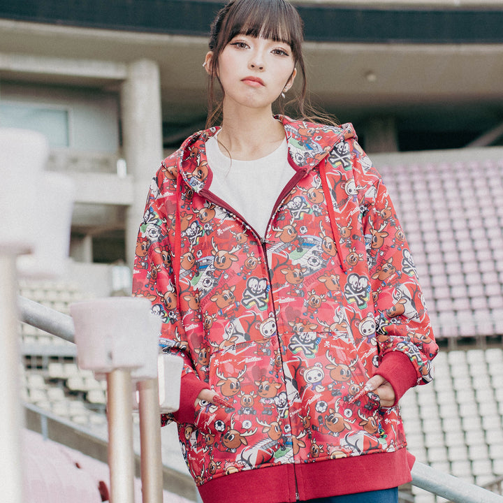 tokidoki × Antlers 総柄スウェットフルジップパーカー – 鹿島