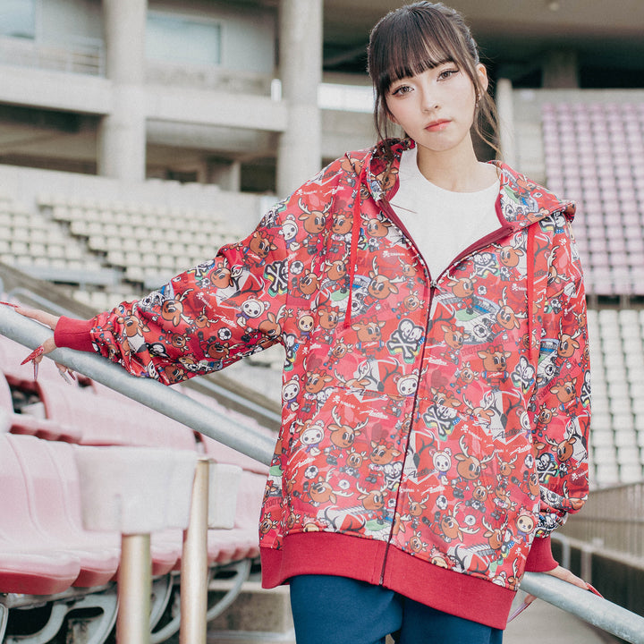 tokidoki × Antlers 総柄スウェットフルジップパーカー – 鹿島