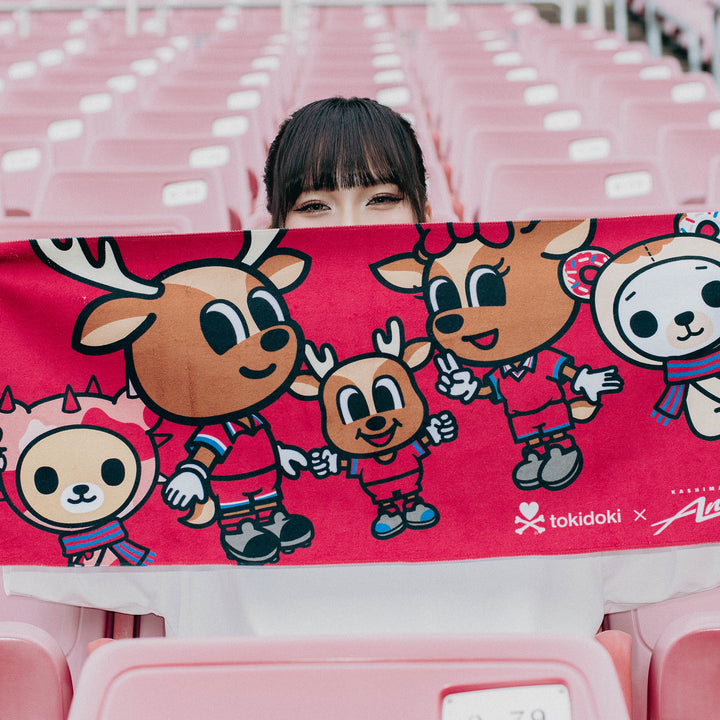 【鹿乃】【ろん】VIRTUREAL限定ライブタオル tokidoki × Antlers マスコットフェイスタオル – 鹿島アントラーズFC