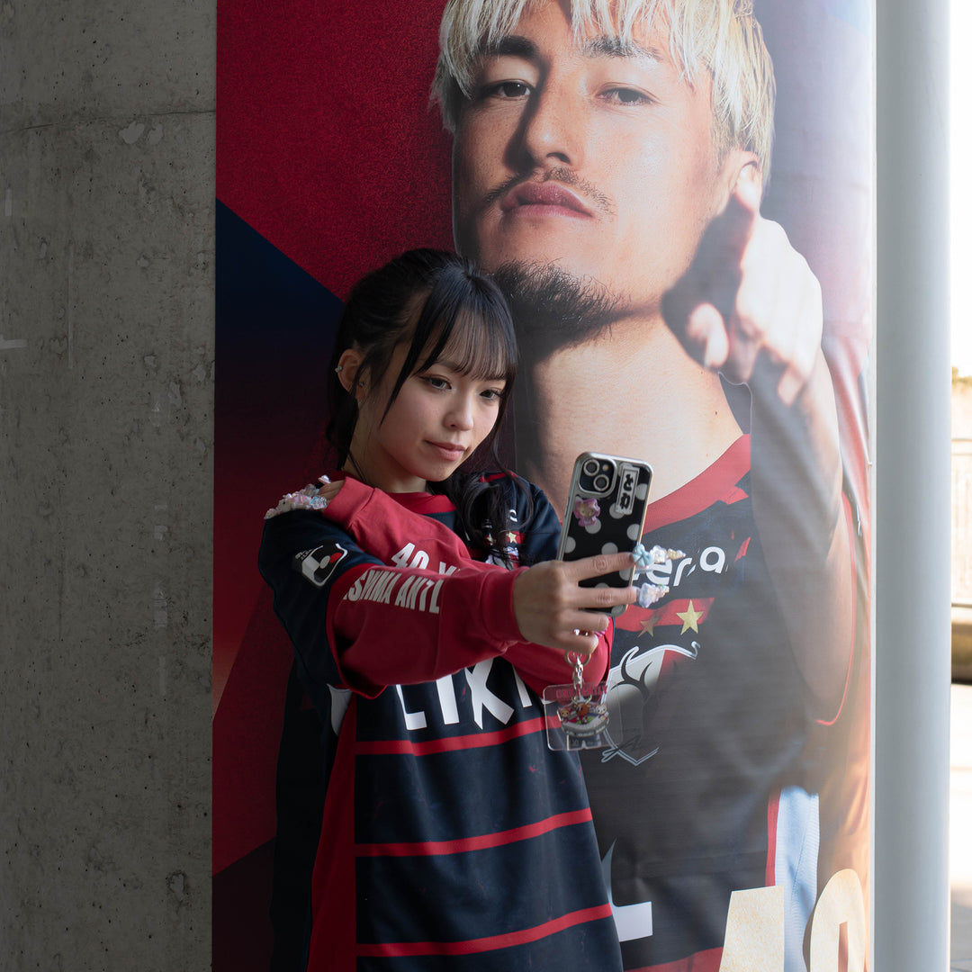 プレイヤーズロングスリーブTシャツ（RED）【受注】 – 鹿島