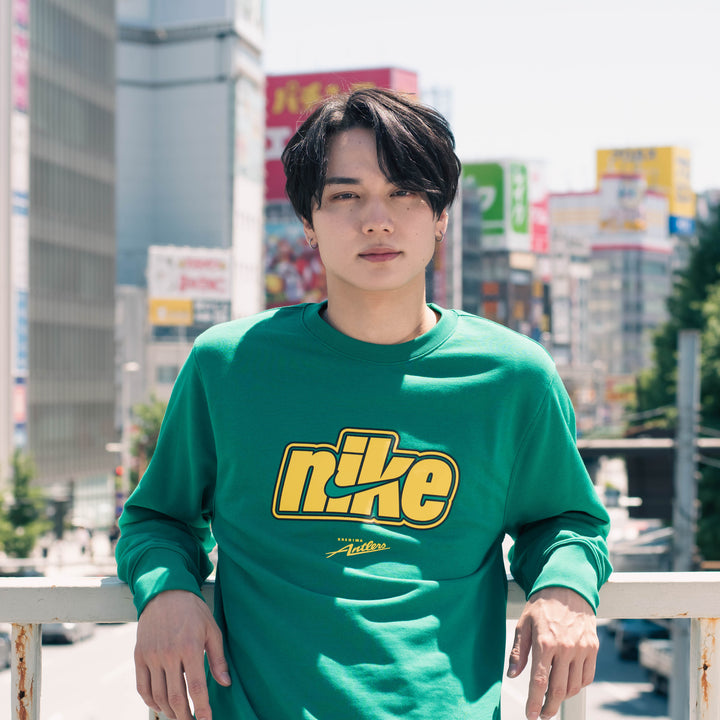 多数サイン　選手支給品　鹿島アントラーズ　トレーニングトップ　ナイキNIKE M NIKE クラブFT L/SトップFUTBOL（全2色） – 鹿島アントラーズFC - 公式
