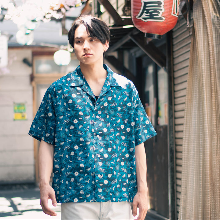 アロハシャツ（スクリプトロゴ）全2色 – 鹿島アントラーズFC - 公式