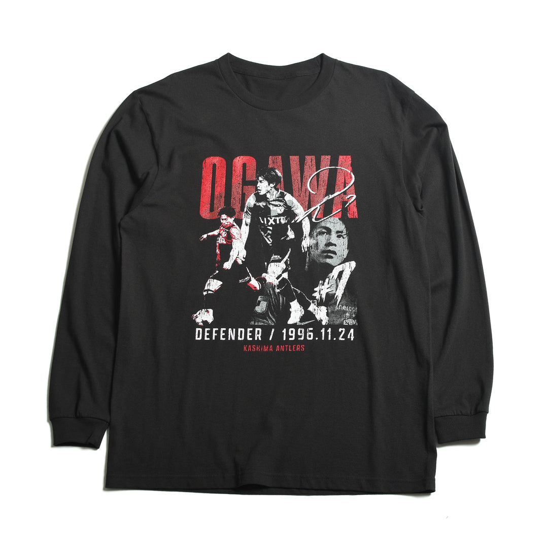 非売品　鹿島アントラーズ　七分丈 PICK UP PLAYER LONG TEE（小川諒也）【受注】 – 鹿島アントラーズFC