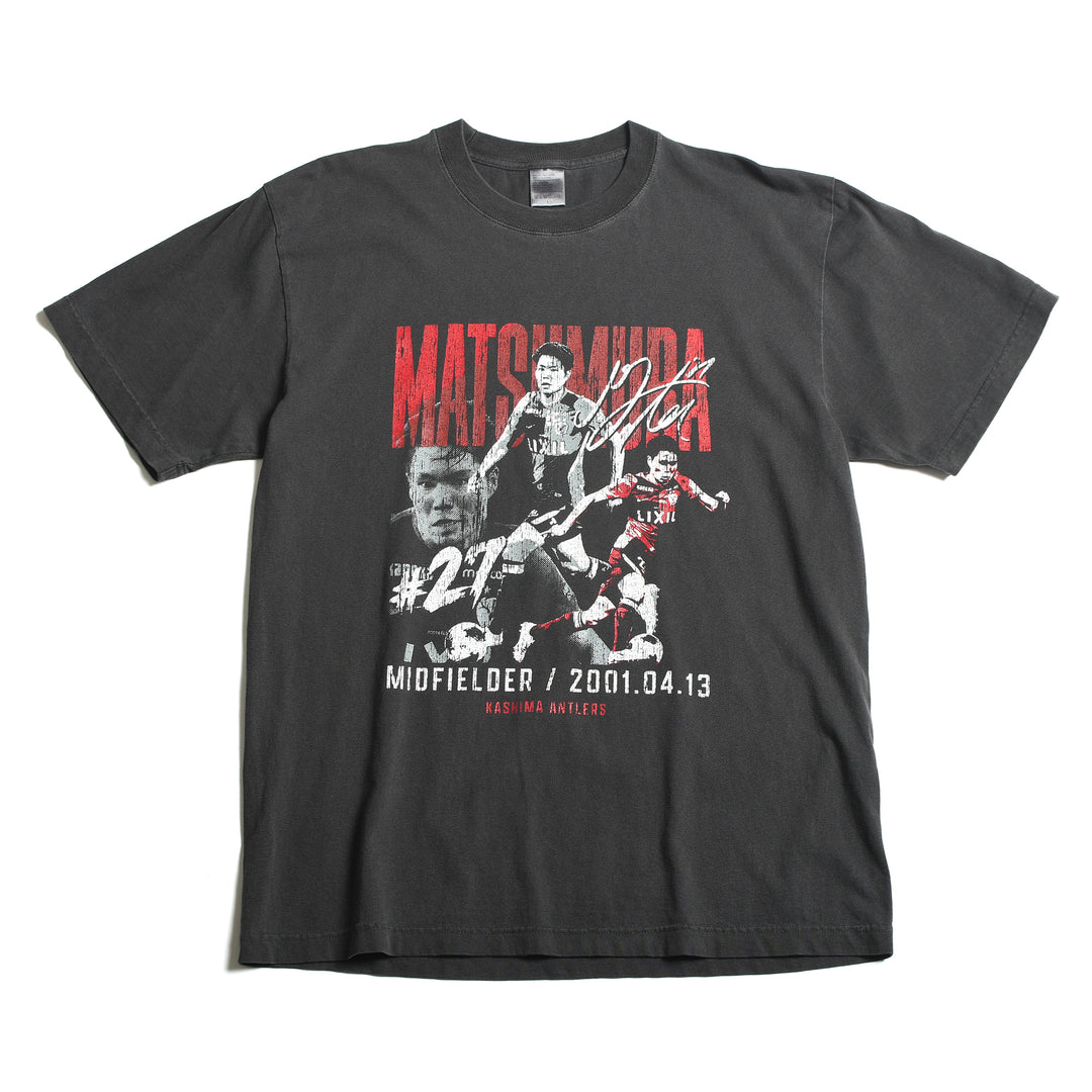 鹿島アントラーズ Jリーグ優勝記念　松村優太選手サイン入りユニフォーム PICK UP PLAYER TEE（松村優太）【受注】 – 鹿島アントラーズFC - 公式