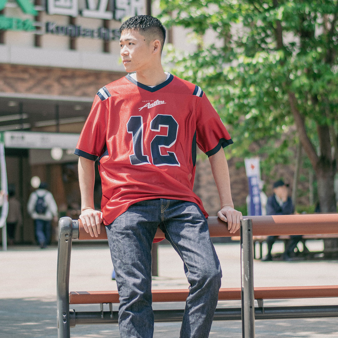 鹿島国立】アメフト風シャツ（レッド） – 鹿島アントラーズFC - 公式