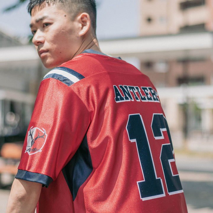 鹿島国立】アメフト風シャツ（レッド） – 鹿島アントラーズFC - 公式