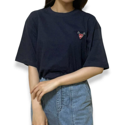 "tsuno" heart　Tシャツ（NAVY）