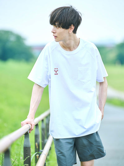 ナイロンストレッチT（WHITE）