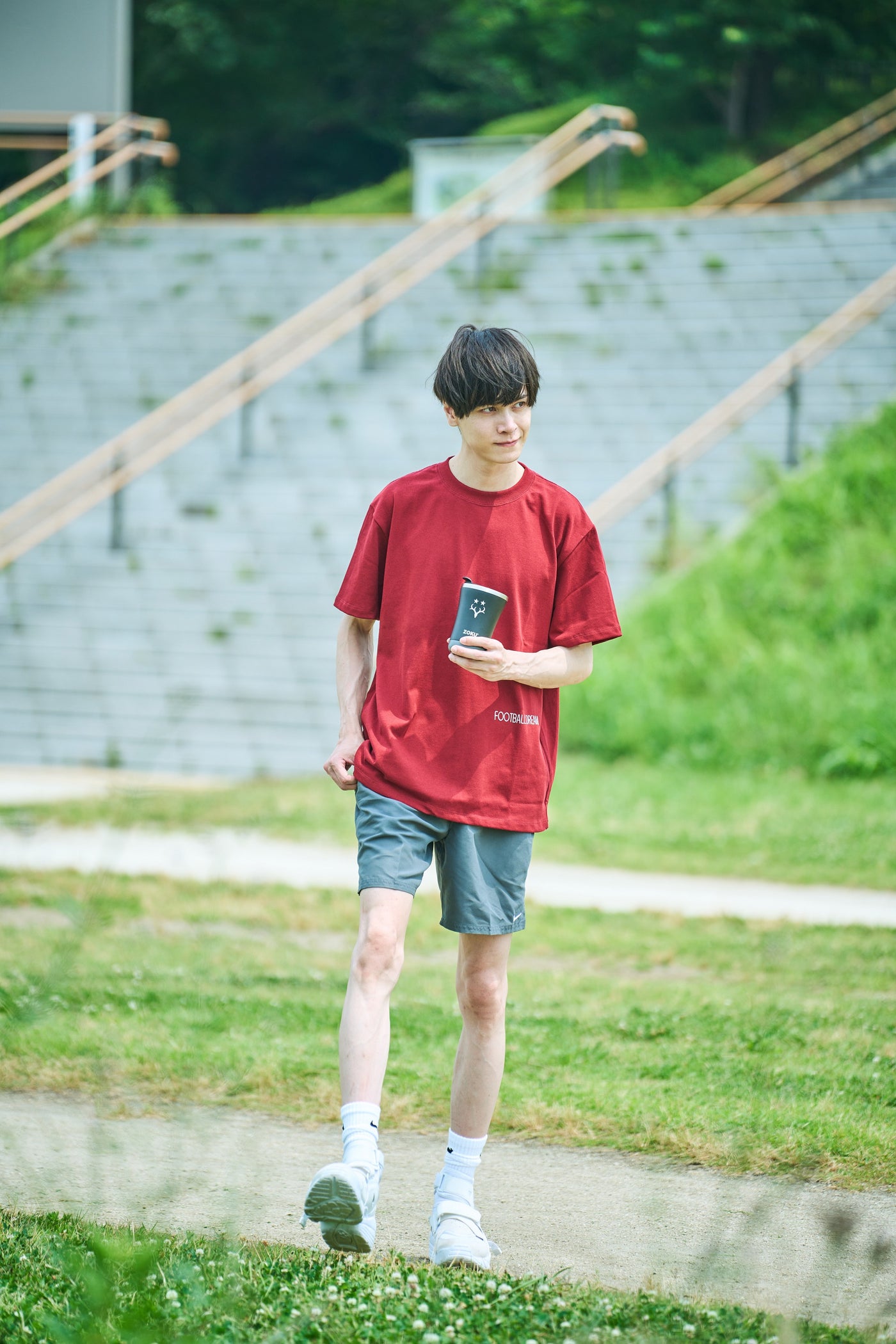 JAPAN　Tシャツ（FOOTBALL DREAM）BURGUNDY