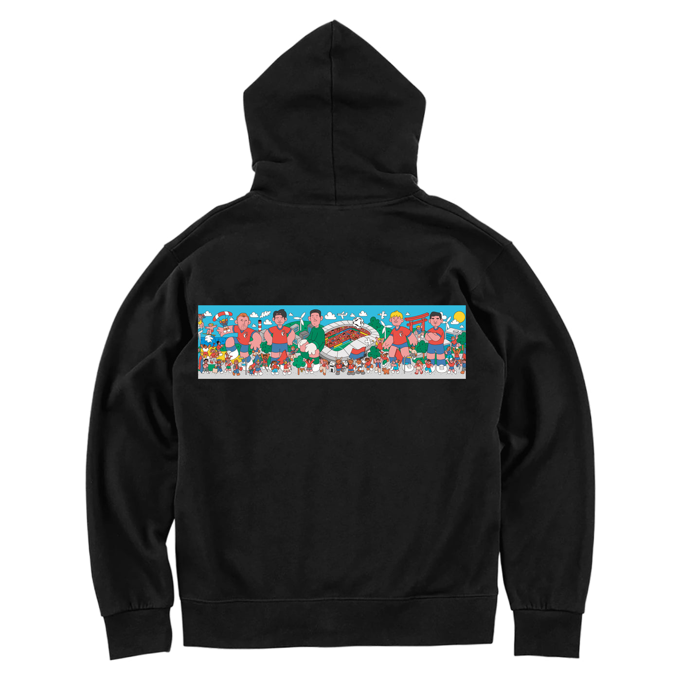 DAN-WOODGER × KASHIMA ANTLERS フーディ（ブラック）