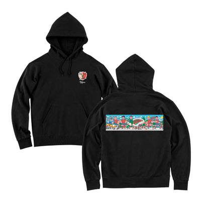 DAN-WOODGER × KASHIMA ANTLERS フーディ（ブラック）