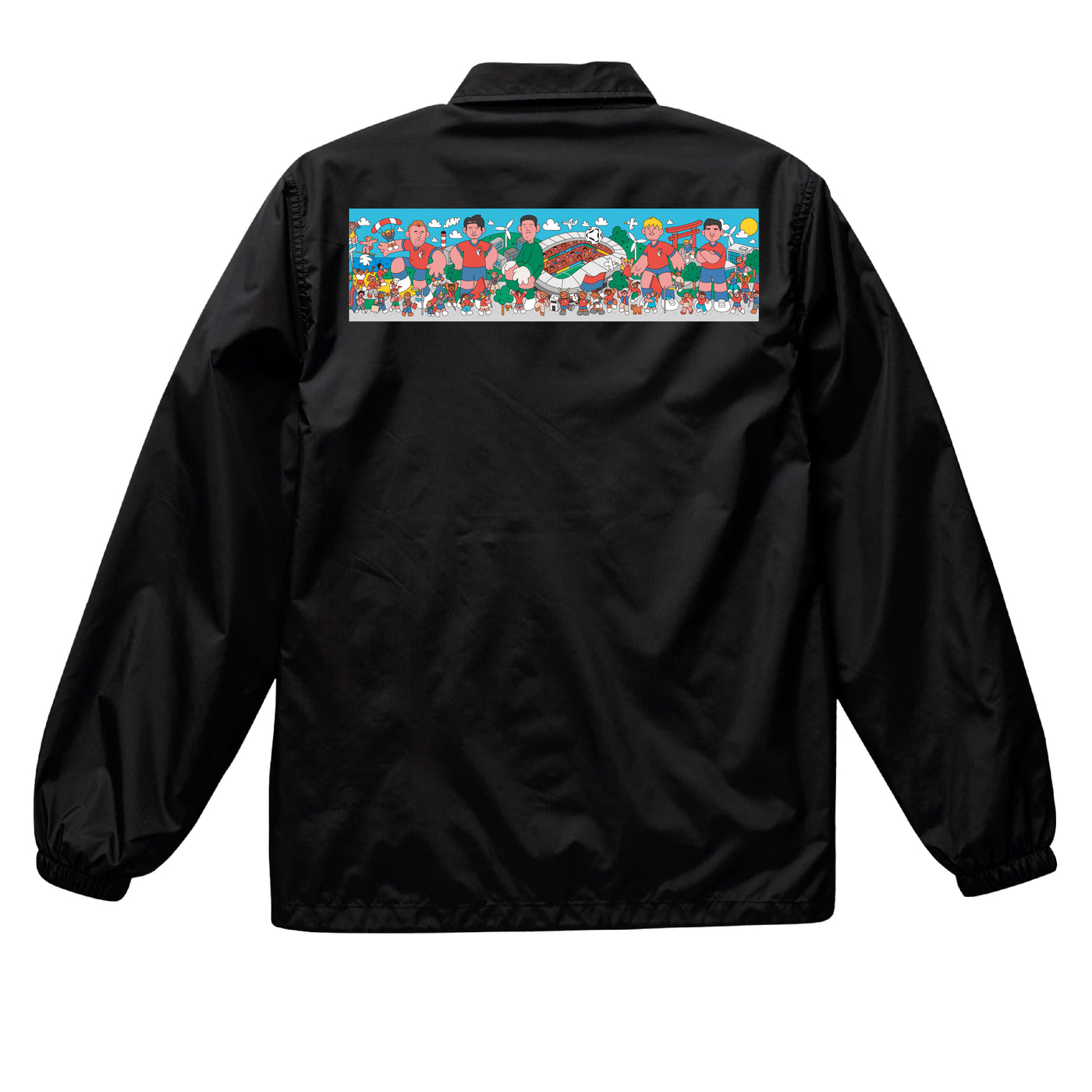 DAN-WOODGER × KASHIMA ANTLERS コーチジャケット（ブラック）