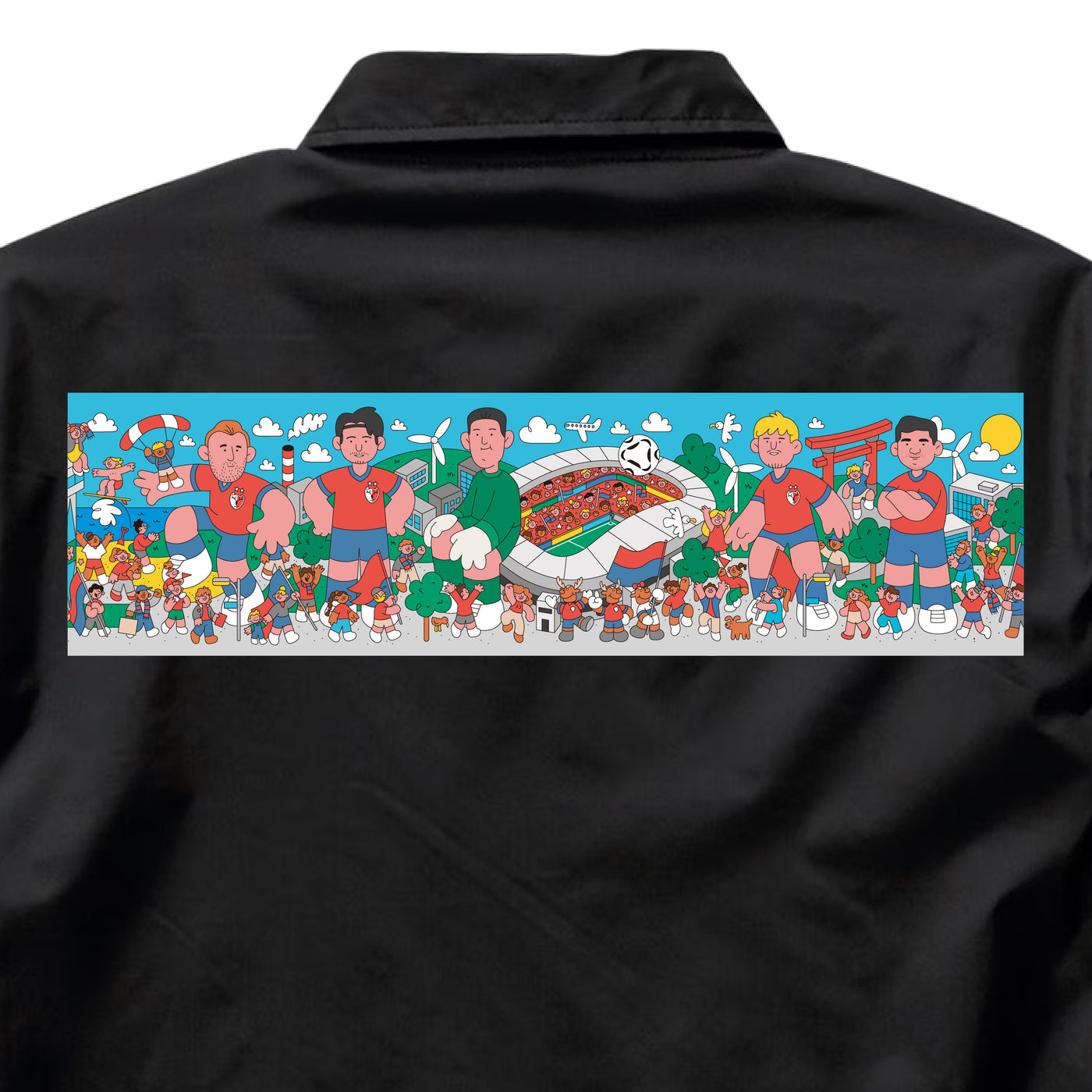 DAN-WOODGER × KASHIMA ANTLERS コーチジャケット（ブラック）