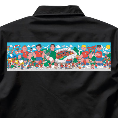 DAN-WOODGER × KASHIMA ANTLERS コーチジャケット（ブラック）