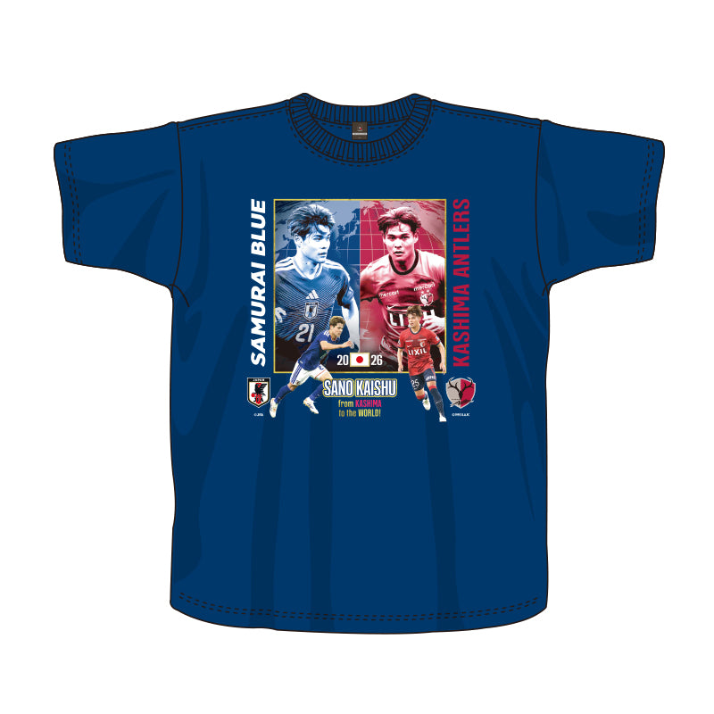 送料無料】JFA×J.LEAGUE 2026SAMURAI BLUE（日本代表）選出メンバーT