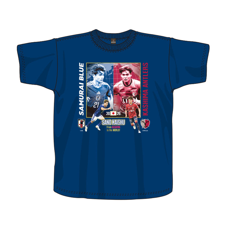 送料無料】JFA×J.LEAGUE 2026SAMURAI BLUE（日本代表）選出メンバーT