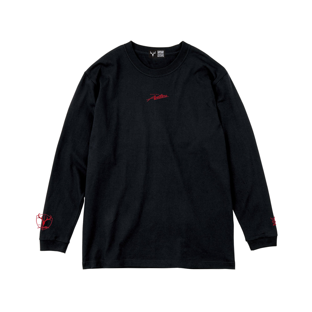 刺繍するアントラーズロングスリーブTシャツ（ロゴ）【予約】 – 鹿島