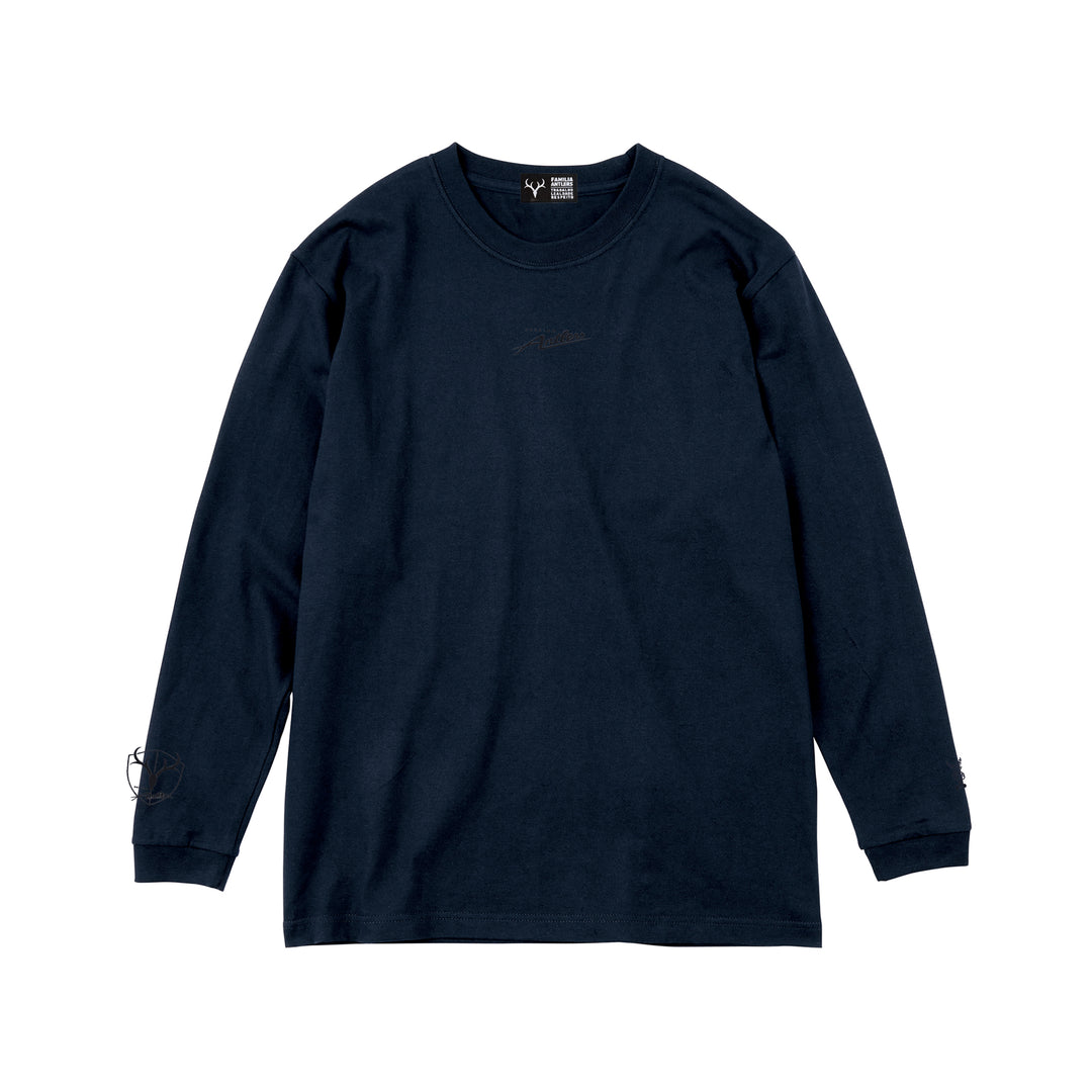 刺繍するアントラーズロングスリーブTシャツ（ロゴ）【予約】 – 鹿島