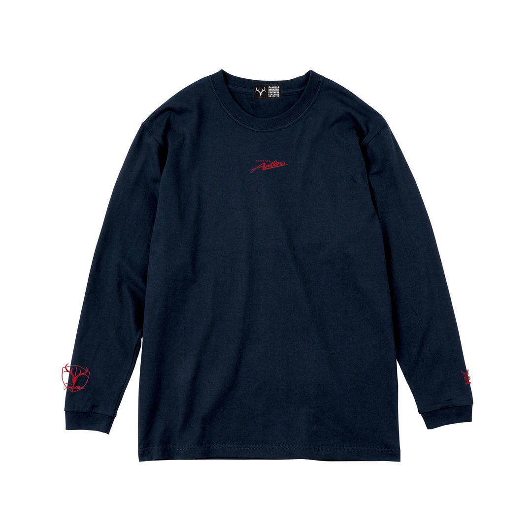 刺繍するアントラーズロングスリーブTシャツ（ロゴ）【予約】 – 鹿島