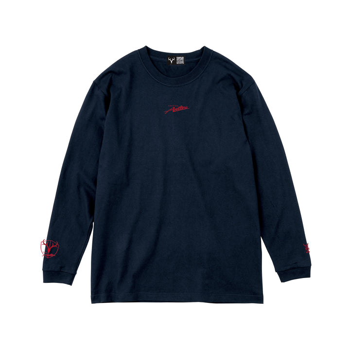 刺繍するアントラーズロングスリーブTシャツ（ロゴ）【予約】 – 鹿島
